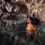 swimming in a cave and snorkelling scuba diving